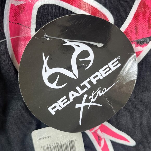 Realtree Short Sleeve Tshirt Womens Small Black Pink New Hunting - Picture 7 of 8